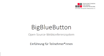 Teilnehmer*innen Einführung BigBlueButton